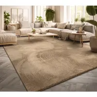 TT Home Wohnzimmer Kurzflor Einfarbig Modernes Design Waschbar
