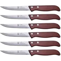 San Ignacio - Set aus 6 Allzweckmesser 10 cm aus Edelstahl - Pakka
