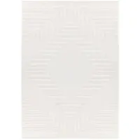 KADIMA DESIGN Teppich Wohnzimmer 3D-Effekt Pflegeleicht Waschbar Strapazierfähig Schlafzimmer OEKO-TEX Creme 120x170 cm – ILLER von