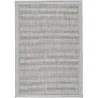 KADIMA DESIGN Outdoorteppich Unifarben UV-Beständig Waschbar Strapazierfähig | Grau 240x340 cm Küche Balkon UV-Beständig Schnelltrocknend | DAFNE –