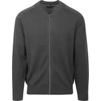 Casamoda Strickjacke "Strickjacke" mit Reißverschluss und Blouson-Kragen