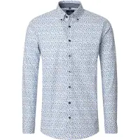 Casamoda Freizeithemd Dots Blau
