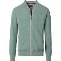 Casa Moda Strickjacke Basic in Grün | Gr.: M