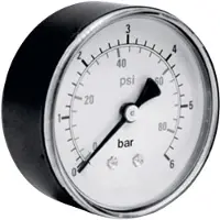 ICH Manometer 306.63.16 Anschluss (Manometer): Rückseite 0 bis 16 bar Aussengewi