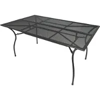FRG GartentischTisch rechteckig Streckmetall 150x90cm