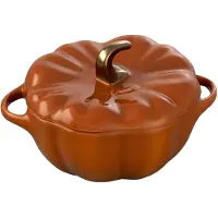 Staub Ceramique Cocotte 12 cm, Kürbis, Zimt, Keramik