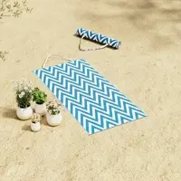 Bessagi Garden Strandmatte Riya Blau ca. 70x170 cm