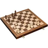 Philos Schachspiel Turnier Holz Kassette Feld 55 mm Königshöhe 98 mm