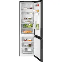 AEG 8000 Cooling 360° / Freistehende Kühl-Gefrierkombination / WiFi-Vernetzung / 2020 mm / 363 L / Null-Grad-Schublade / NoFrost ORC8M362BL Dark Stainless Steel