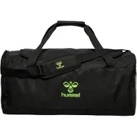 Hummel hmlCORE 2.0 SPORTS BAG NEON BLACK/GREEN GECKO BLACK/GREEN GECKO L