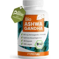ProFuel Ashwagandha KSM-66 | 180 Kapseln | hochdosiert | hohe Bioverfügbarkeit | vegan