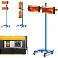 MSW Infrarot-Farbstrahltrockner auf Stativ 2200W IR-DRYER2000.2