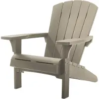 Keter Troy Adirondack Gartenstuhl - 85x80x96,5 cm – Sandfarben