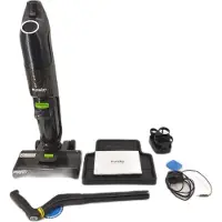 Eureka kabelloser Nass-/Trockensauger, Mopp- und Staubsauger mit Selbstreinigungssystem, leichter Staubsauger für Hartholzböden, geeignet für Haustiere und klebrigen Schmutz, Schwarz, NEW400