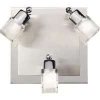 Esto ICE LED Deckenlampe Leuchte Spotleuchte Stahl gebürstet 761050-3