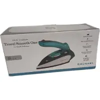 Grunkel PLV-900, Trocken- & Dampfbügeleisen, Antihaft-Platte, 1,9 m, Weiß, Blau, 0,075 l, Kunststoff, Edelstahl