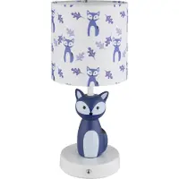 Globo Lighting Tischleuchte FOXY DH 15x33.50 cm blau Tischlampe