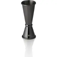 WAS Germany Jigger Japanese Style NOCTURN, 2,5/5 cl, Ø 4,5 cm, Höhe 11 cm, gun metal