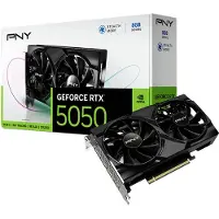 PNY GeForce RTX 5050, GeForce RTX 5050, 8 GB, GDDR6, 128 Bit, 7680 x 4320 Pixel, PCI Express x8 5.0