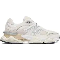 New Balance Unisex. U9060V1 Sneaker 9060 weiß (41.5), Beige, Stoff, Wohnung, Schnürsenkel, Lässig