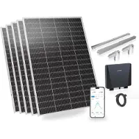 Sunshare Ray Lite 1000 W Balkonkraftwerk mit Halterung, 800 W Inverter