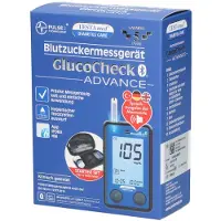 TESTAmed GlucoCheck Advance BZ MG Starterset BT 1 St Teststreifen