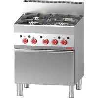 Gastronoble Gasherd mit Ofen 65/70CFG