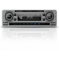 Caliber Autoradio mit DAB+ - USB - Bluetooth Technologie 4x 75Watt - Retro-Look Chrom (RMD120DAB-BT)