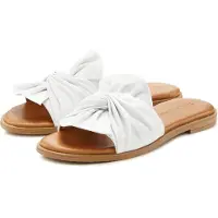 LASCANA Pantolette "Mule, Sandale, offener Schuh, Sommerschuh," aus Leder
