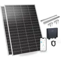 Sunshare Ray Lite 400 W Balkonkraftwerk mit Halterung – ultraleichtes Plug-&-Play Solarsystem