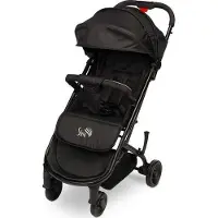 Caretero Kinderwagen Sfera 7kg Teleskopgriff Regenschutz 79x51x105 - Schwarz