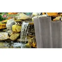 Aquagart 50cm x 40cm Edelstahlgewebe für Siebfilter Bogensieb Sieb Teich