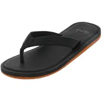 Quiksilver Molokai Nubuck Ii Flip-flops Schwarz EU 39 Mann Schwarz EU 39