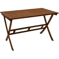 FRG Klapptisch Holztisch 120x70x74cm aus Eukalyptusholz