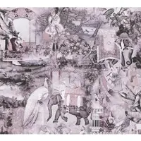 A.S. Création Vliestapete "Dream Flowery" Ethnomuster abstrakt minimalistisch glatt Vintage Tapete Orientalisch Tapeten Wohnzimmer Schlafzimmer Küche Flur