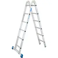 Krause Aluminium-Gelenk-Doppelleiter STABILO 4,40 m