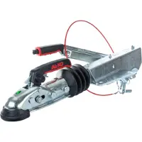 Al-Ko Auflaufeinrichtung 90S/3 mit Kugelkupplung AK161, zGG 700-1000 kg, V-Deichsel, verzinkt, für gebremste PKW-Anhänger