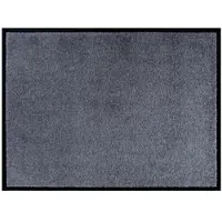 NYVI Fußmatte Unicolored - Pflegeleicht, Strapazierfähig, Anti-Rutsch Farbe:Grau;Größe:90x150 cm