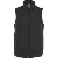 Russell athletic Smart Herren Softshell-Weste FK719 (XL) (schwarz)