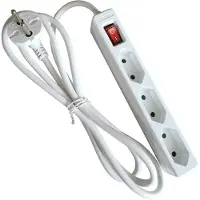 As Schwabe as - Schwabe 3-Fach Steckdosenleiste weiß mit Schalter 230 V / 16 A