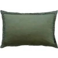 Apelt Dekokissen "Montana", grün (grün, unifarben), B:41cm L:61cm, Obermaterial: 100% Polyester, Dekokissen_Sitzkissen_Kissenhüllen, Dekokissen