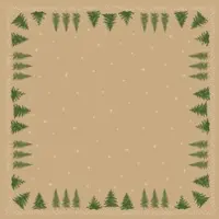 Duni Bio Dunicel-Mitteldecke 84 x 84 cm Humble trees, 100 Stk/Krt (5 x 20 Stk)