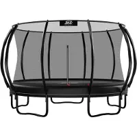 Senz Sports VLT Altura Trampolin 366 cm mit vertikalem Federsystem und Sicherheitsnetz