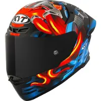 Kyt TT-Revo Magnet Helm, rot/blau, S (55/56)