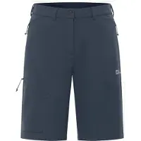 Jack Wolfskin Shorts "PICO TRAIL SHORTS W" mit zwei Hüfttaschen, winddicht, atmungsaktiv, längerer Bermudaschnitt