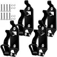 Markenlos 4 x Schaufelhalter für Dachträger, Zubehör für Schaufel, Besen und Axt, Wandmontagehalterungen für Auto, Boot, LKW und Werkzeuge
