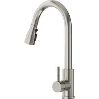 OEM Hogedruck-Küchenarmatur mit 3 Funktionen, Edelstahl, schwenkbar, 360°
