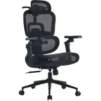 CLP Bürostuhl Jenson Netzstoff HBT: 109x71x72 cm schwarz