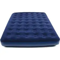 Markenlos Luftbett Royal-Blau 203 x 152 cm - Komfortables Luftbett für Zwei Personen