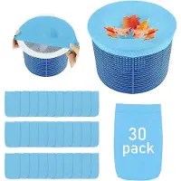 OEM 30er Skimmernet - blauw - herbruikbare Skimmerschlauch - für Gründschlauch und Oberflächenpumpen - für Schwimmbäder - inklusive Mand - nicht im Lieferumfang